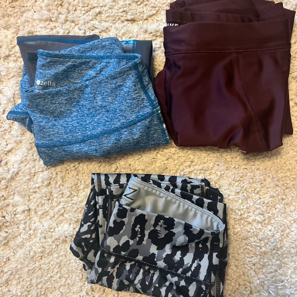 Nike and Zella 3 Pack Yoga Pants